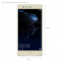 Sticlă durificată 2,5D pentru Huawei P10 Lite - transparent