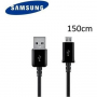Cablu original Samsung, microUSB, pachet eco - 1,5 m - negru